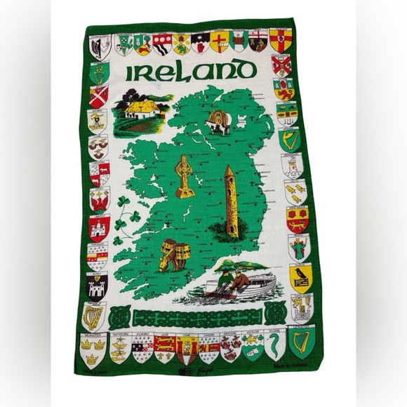 Fingal Irish Vintage tea towel - Picture 1 of 4